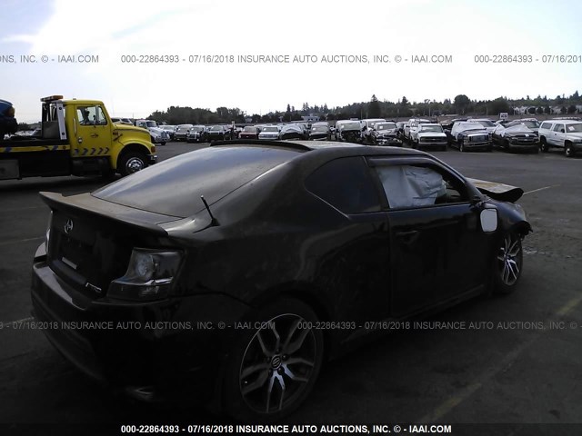 JTKJF5C74E3081396 - 2014 TOYOTA SCION TC 黑色 照片 4