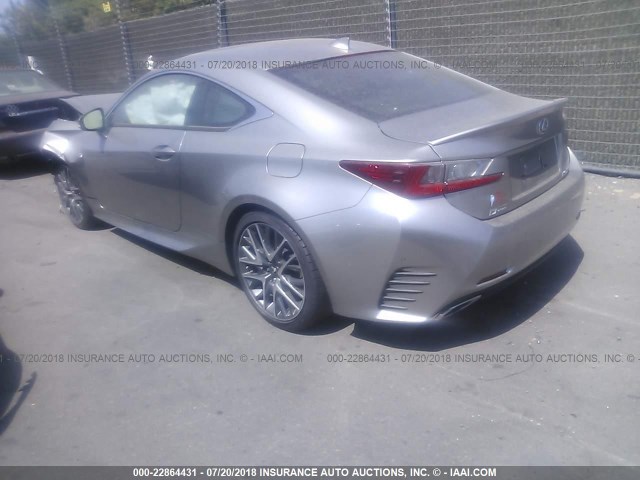 JTHHE5BC7G5014725 - 2016 LEXUS RC 350 GRAY photo 3