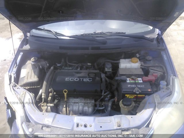 KL1TD66E99B314312 - 2009 CHEVROLET AVEO LS/LT 蓝色 照片 10