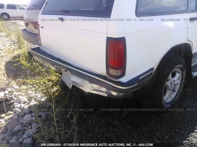 1GNDT13W9P2167400 - 1993 CHEVROLET BLAZER S10 WHITE photo 6