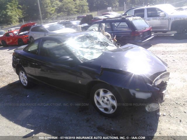 1G8ZY12772Z148008 - 2002 SATURN SC2 BLACK photo 1