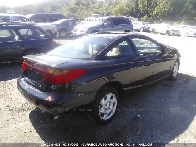 1G8ZY12772Z148008 - 2002 SATURN SC2 BLACK photo 4