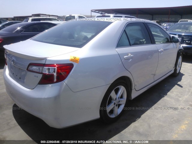 4T1BF1FK3DU269738 - 2013 TOYOTA CAMRY L/SE/LE/XLE Gümüş foto 4
