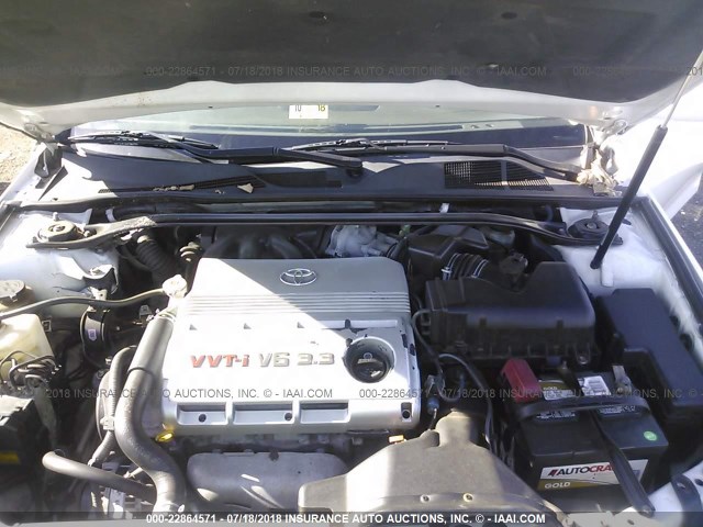 4T1CA30P94U003367 - 2004 TOYOTA CAMRY SOLARA SE/SLE თეთრი ფოტო 10