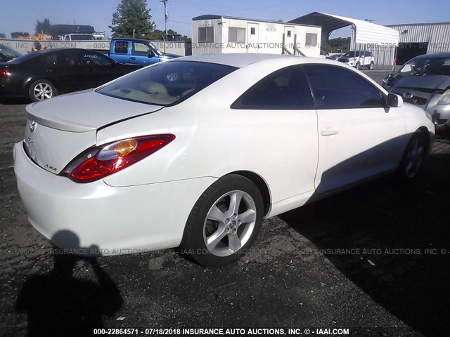4T1CA30P94U003367 - 2004 TOYOTA CAMRY SOLARA SE/SLE თეთრი ფოტო 4
