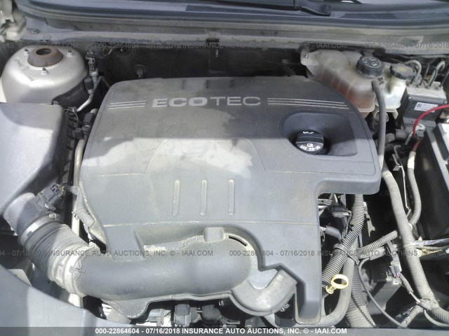 1G1ZG57B09F140186 - 2009 CHEVROLET MALIBU LS ოქროსფერი ფოტო 10