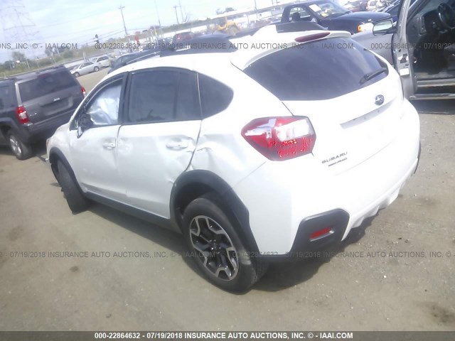 JF2GPADC5G8319749 - 2016 SUBARU CROSSTREK PREMIUM WHITE photo 3