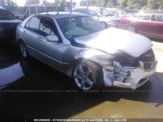 JTHBD192250094766 - 2005 LEXUS IS 300 SILVER photo 1