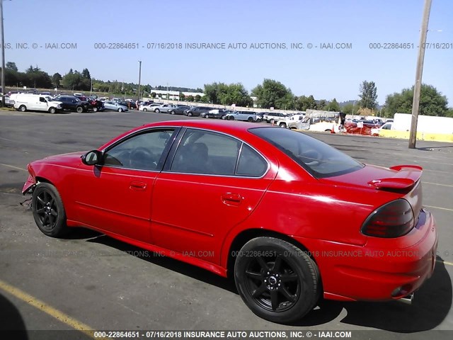 1G2NF52E74M665863 - 2004 PONTIAC GRAND AM SE1 RED photo 3