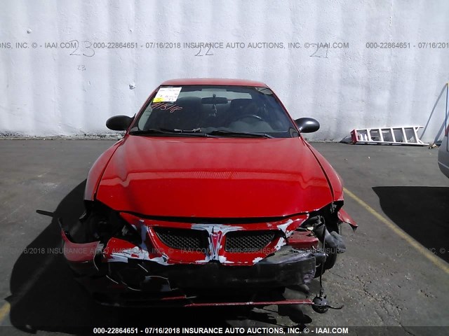 1G2NF52E74M665863 - 2004 PONTIAC GRAND AM SE1 RED photo 6