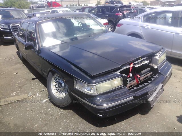 1LNLM81W0TY725733 - 1996 LINCOLN TOWN CAR EXECUTIVE BLACK photo 1