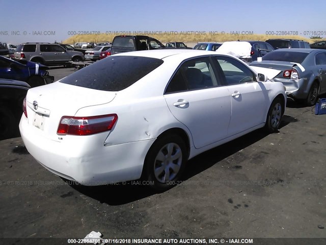 4T1BE46K39U822819 - 2009 TOYOTA CAMRY SE/LE/XLE თეთრი ფოტო 4