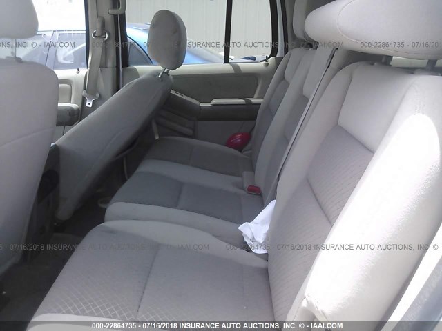 1FMEU62E16UB18223 - 2006 FORD EXPLORER XLS WHITE photo 8