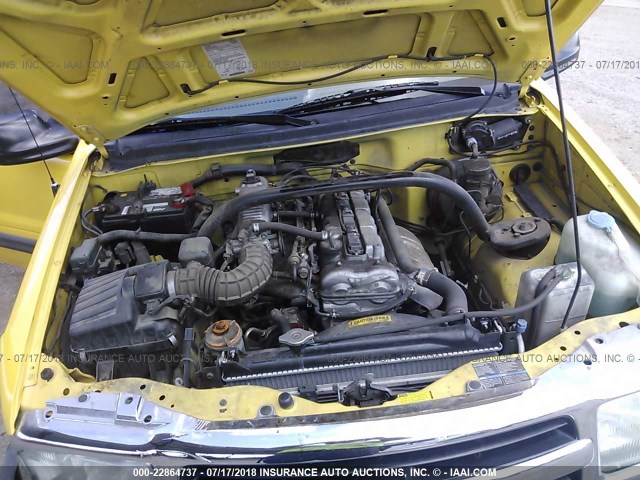 2CNBJ18C336905706 - 2003 CHEVROLET TRACKER YELLOW photo 10