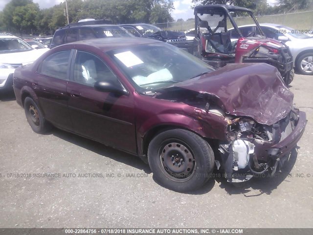 1C3EL46X32N239254 - 2002 CHRYSLER SEBRING LX BURGUNDY photo 1