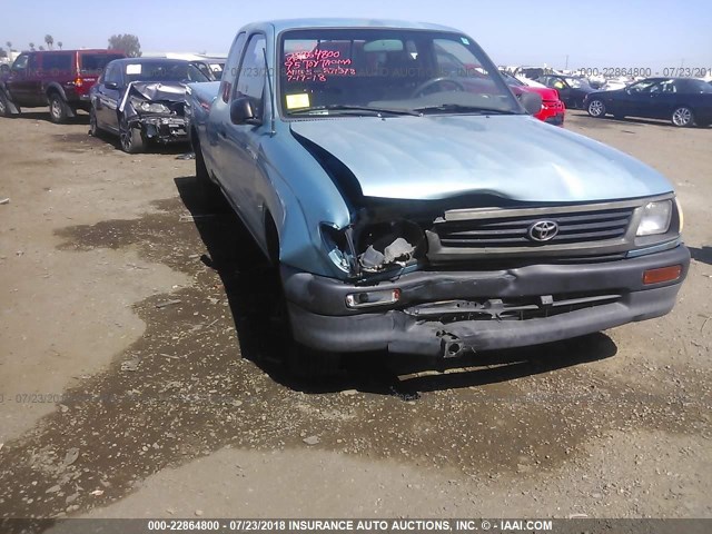 4TAUN53BXSZ006122 - 1995 TOYOTA TACOMA XTRACAB BLUE photo 6