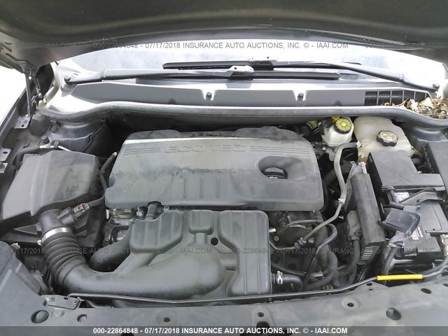 1G4PP5SK2D4127624 - 2013 BUICK VERANO ნაცრისფერი ფოტო 10