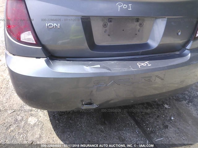 1G8AJ55F16Z204784 - 2006 SATURN ION LEVEL 2 Boz foto 6