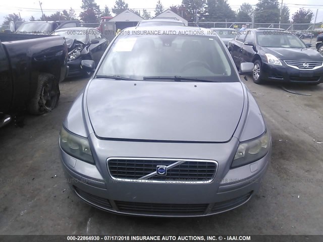 YV1MS390552061527 - 2005 VOLVO S40 2.4I GRAY photo 6