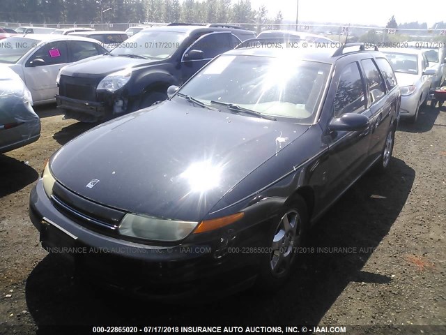 1G8JW84R82Y547056 - 2002 SATURN LW300 BLACK photo 6