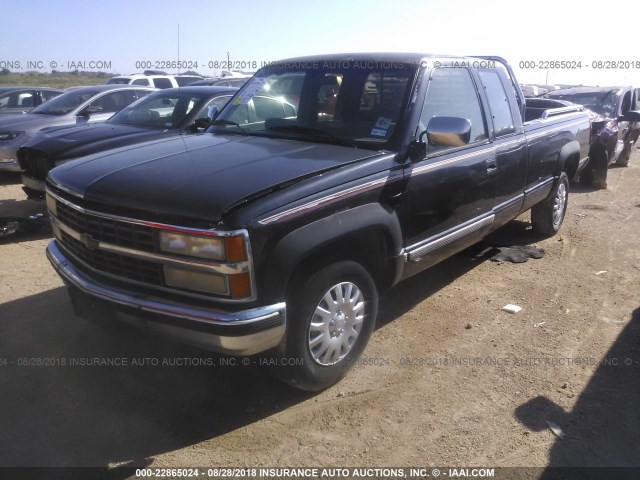 2GCFC29K6P1133121 - 1993 CHEVROLET GMT-400 C2500 BLACK photo 2