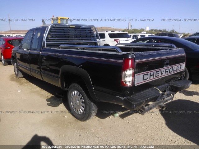 2GCFC29K6P1133121 - 1993 CHEVROLET GMT-400 C2500 BLACK photo 3