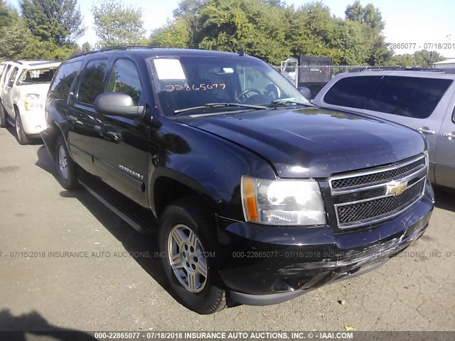 1GNFC16J58R106241 - 2008 CHEVROLET SUBURBAN C1500  LS BLACK photo 1