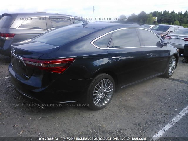 4T1BK1EB0GU222877 - 2016 TOYOTA AVALON XLE PLUS/PREMIUM/TOUR/LTD Navy photo 4