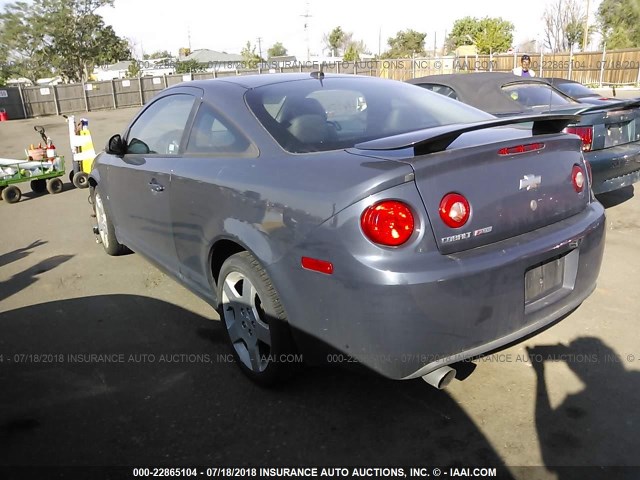 1G1AM18B287322154 - 2008 CHEVROLET COBALT SPORT GRAY photo 3