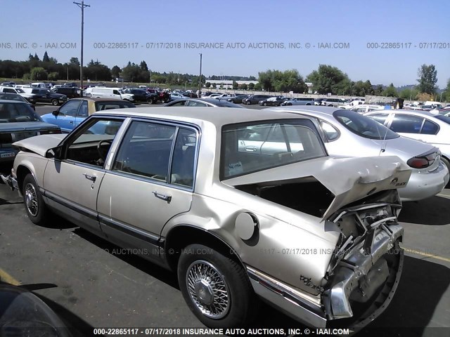 1G4CW51C0J1650780 - 1988 BUICK ELECTRA PARK AVENUE GOLD photo 3