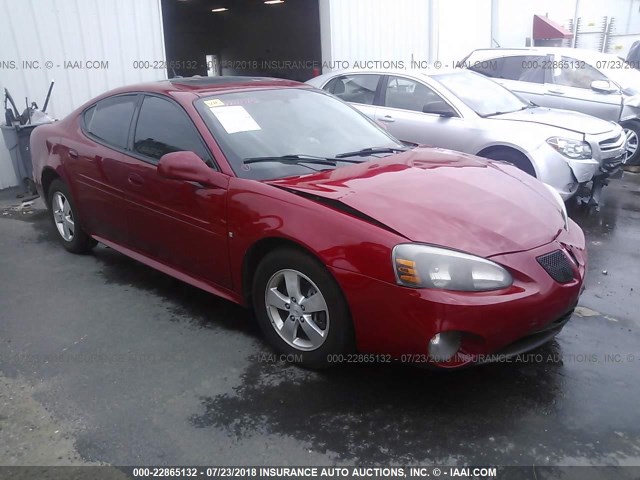 2G2WP552171173834 - 2007 PONTIAC GRAND PRIX RED photo 1