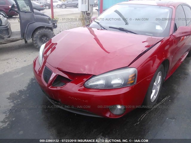 2G2WP552171173834 - 2007 PONTIAC GRAND PRIX RED photo 6