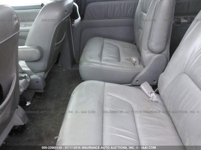 2HKRL18072H506424 - 2002 HONDA ODYSSEY EXL SILVER photo 8