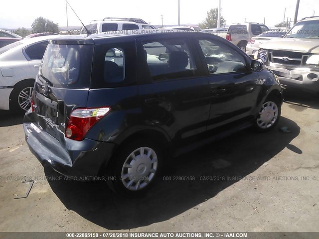 JTKKT604X60168557 - 2006 TOYOTA SCION XA GRAY photo 4