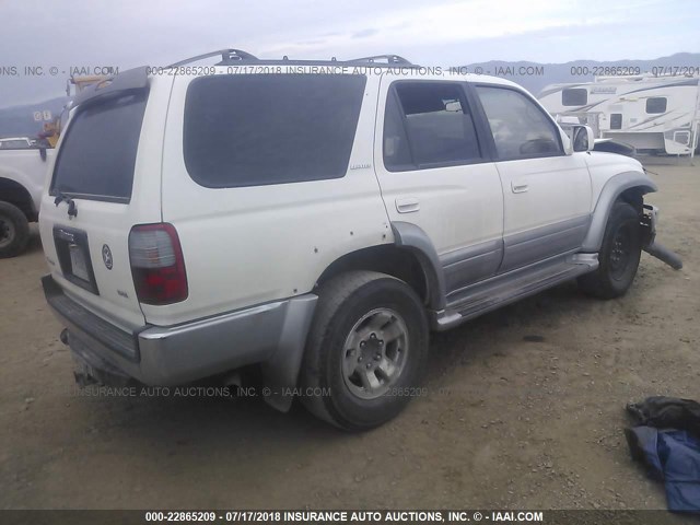 JT3GN87R5W0073140 - 1998 TOYOTA 4RUNNER LIMITED WHITE photo 4