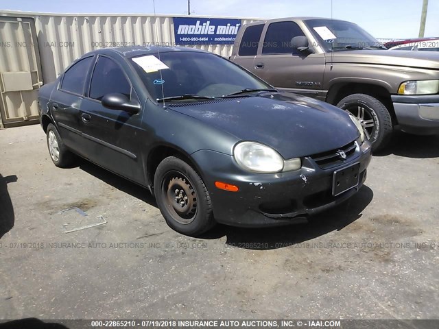 1B3ES26C22D561066 - 2002 DODGE NEON GRAY photo 1