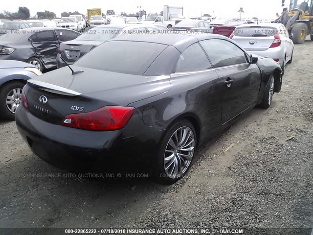 JN1CV6FE6CM203317 - 2012 INFINITI G37 SPORT BLACK photo 4