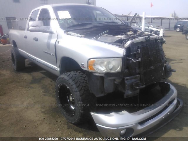 3D7KS28C25G823728 - 2005 DODGE RAM 2500 ST/SLT SILVER photo 1