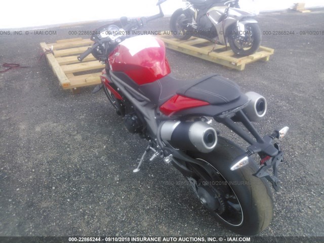 SMTN50PP8GJ755171 - 2016 TRIUMPH MOTORCYCLE SPEED TRIPLE RED photo 3
