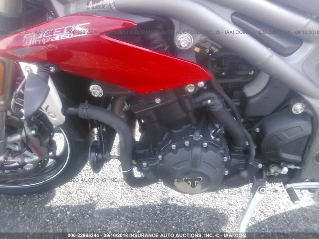 SMTN50PP8GJ755171 - 2016 TRIUMPH MOTORCYCLE SPEED TRIPLE RED photo 9