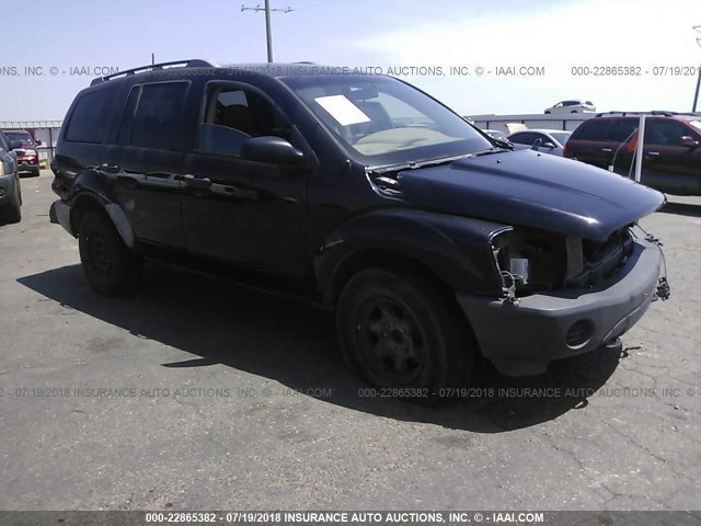 1D4HB38N74F117403 - 2004 DODGE DURANGO ST BLACK photo 1