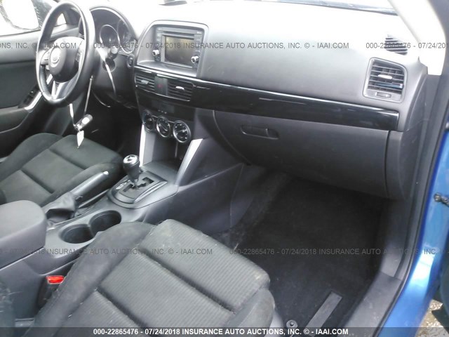 JM3KE4CE1D0146560 - 2013 MAZDA CX-5 TOURING Синий фото 5