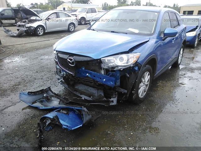 JM3KE4CE1D0146560 - 2013 MAZDA CX-5 TOURING Синий фото 6