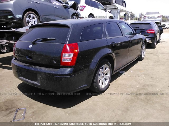 2D4FV48T55H610970 - 2005 DODGE MAGNUM SE BLACK photo 4