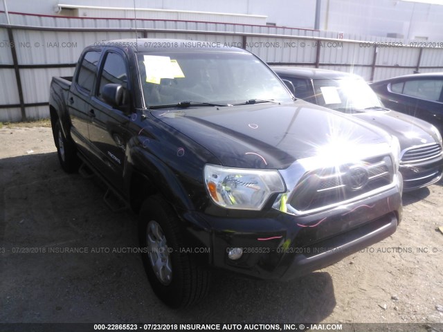 5TFLU4ENXDX065996 - 2013 TOYOTA TACOMA DOUBLE CAB შავი ფოტო 1