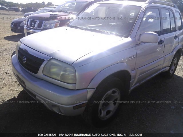 JS3TE62V514155987 - 2001 SUZUKI GRAND VITARA JLS/LIMITED/JLS SE SILVER photo 2