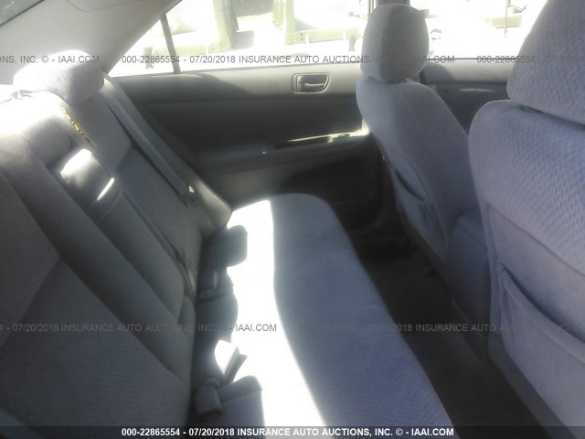 4T1BE32K94U348402 - 2004 TOYOTA CAMRY LE/XLE/SE BLUE photo 8