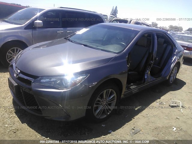 4T1BF1FK6GU203866 - 2016 TOYOTA CAMRY LE/XLE/SE/XSE 灰色 照片 2