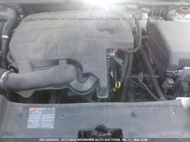 1G1ZC5EB9AF275220 - 2010 CHEVROLET MALIBU 1LT 银色 照片 10