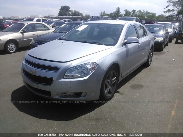 1G1ZC5EB9AF275220 - 2010 CHEVROLET MALIBU 1LT 银色 照片 2